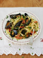 Mussel Linguine | Pasta Recipes | Jamie Oliver Recipes image