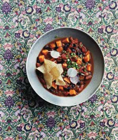 Real Simple: Home Decor Ideas, Recipes, DIY & Beauty Tips - Slow-Cooker Vegetarian Chili With Sweet Potatoes Recipe | Real Simple image