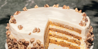 Four-Layer Pumpkin Cake with Orange-Cream Cheese Frosting ... image
