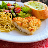 Crunchy Pecorino Baked Cod Recipe | Allrecipes image