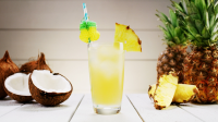 Malibu & Pineapple Recipe - Malibu Rum Drinks image