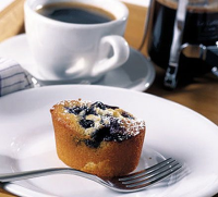 Blueberry & lemon friands recipe | BBC Good Food image