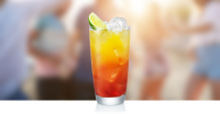 Mango Sunrise Recipe - Malibu Rum Drinks image