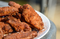 Grilled Crispy Memphis Dry Rub Chicken Wings Recipe :: The ... image