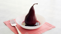 Red Wine Poached Pears Recipe | Martha Stewart image