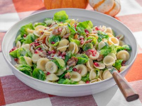Bacon and Brussels Sprout Orecchiette Recipe | Giada De Laurentiis | Food Network - Easy Recipes, Healthy Eating Ideas and Chef Recipe Videos image