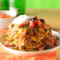 Mexican Lasagna Recipe: How to Make It - Taste of Home image