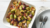 Roasted Brussels Sprouts with Bacon Recipe - Pillsbury.com image