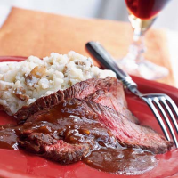 Saucy Sirloin Steak Recipe | MyRecipes image