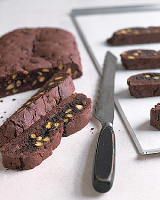 Chocolate Pistachio Biscotti Recipe | Martha Stewart image