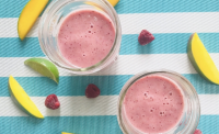 Mango Berry Lime Smoothie Recipe by Rosie Siefert image