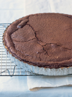 Baked chocolate tart | Jamie Oliver chocolate recipes image