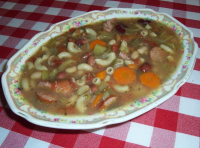 Kielbasa Sausage 17 Bean Soup | Just A Pinch Recipes image