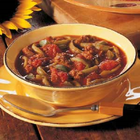 Green Bean Chili Recipe: How to Make It - Taste of Home image