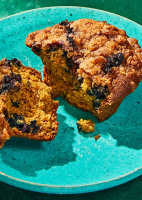 Blueberry Spelt Muffins Recipe | Bon Appétit image