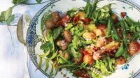 Potato, Snap Pea, and Pea-Tendril Salad Recipe | Martha ... image