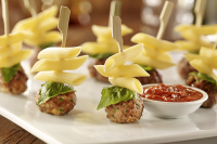 Barilla® Penne Meatball Party Skewer image