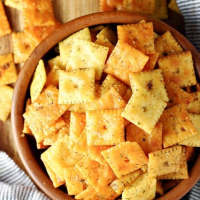 Ultimate Seasoned Cheese Crackers — Let's Dish Recipes image