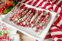 Twizzlers Almond Bark | Just A Pinch Recipes image