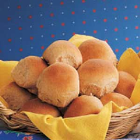 Whole Wheat Rolls Recipe: How to Make It - Taste of Home: Find Recipes, Appetizers, Desserts, Holiday Recipes & Healthy Cooking Tips image