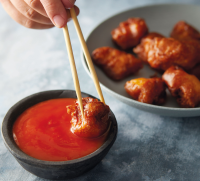 Sweet & sour chicken balls recipe | BBC Good Food image