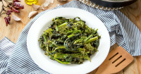 Sauteed Broccoli Rabe {Rapini} - Italian Recipe Book image
