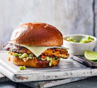 Mexican chicken burger recipe | BBC Good Food image