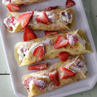 Creamy Strawberry Crepes Recipe: How to Make It image