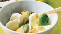 Hard-Boiled Egg Whites with Avocado Recipe | Martha Stewart image