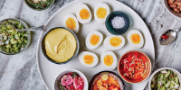 Relish Tray With D.I.Y. Eggs Recipe Recipe | Epicurious image