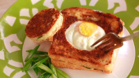 Put a Bird (Egg) On It! Grilled Cheese Bird In a Nest with ... image