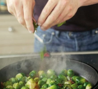 Brussels sprouts with pancetta recipe | BBC Good Food image