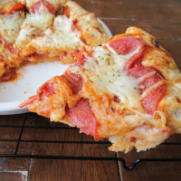 1-Dish Pepperoni Cheese Pizza Bake | Allrecipes image