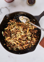 One-Skillet Hot Sausage and Cabbage Stir-Fry with Chives ... image