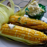 Grilled Corn with Cilantro Lime Butter Recipe | Allrecipes image