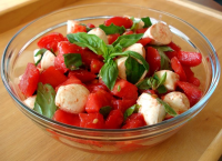 Fresh Tomato & Mozzarella Salad Recipe - Food.com image