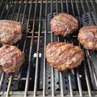 Grilled Bison Burgers Recipe | Allrecipes image