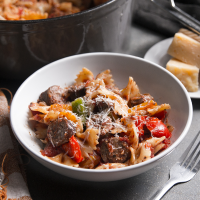 One-Pot Sausage And Peppers Pasta Recipe by Tasty image