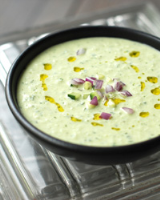 Cold Cucumber Soup with Yogurt and Dill | Chilled Soup ... image