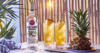 Coconut & Pineapple Rum Cocktail Recipe | How to make a ... image