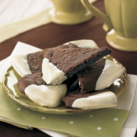 Dark Chocolate-Espresso Shortbread Recipe | MyRecipes image
