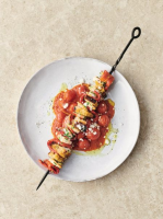Garlic prawn kebabs | Jamie Oliver recipes image