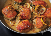 Roasted Chicken Thighs with Lemon and Oregano Recipe | Bon ... image