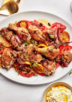 Roast Chicken With Fresh Tomatoes Recipe | Bon Appétit image