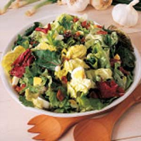 Lettuce with Hot Bacon Dressing Recipe: How to Make It image
