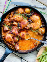 One-pot chicken, chorizo and nduja bake - Ramona's Cuisine image