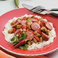 Creole Sausage and Vegetables Recipe: How to Make It image