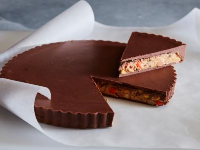 Giant Peanut Butter Cup Stuffed with Reese's Pieces Recipe ... image