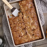 Apple Cake With Caramel Glaze Recipe | Real Simple image