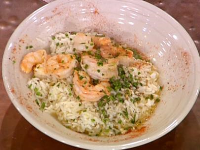 Emeril's Shrimp Scampi with Herbed Rice Pilaf Recipe ... image